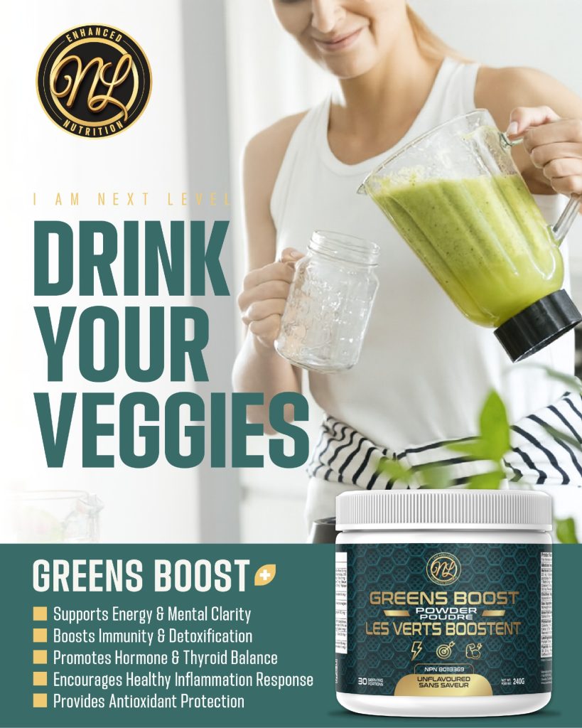 Drink Your Veggies. Fuel Your Life with Greens Boost